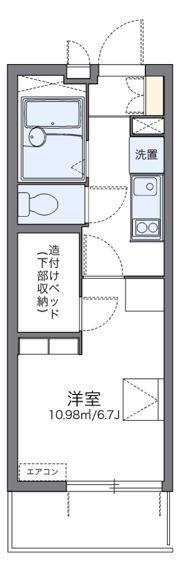 レオパレス住吉の間取り画像