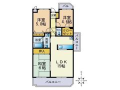 ツインズの間取り画像