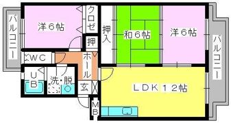 カーサミラクロスの間取り画像