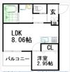 ヴェルトール箱崎東の間取り画像