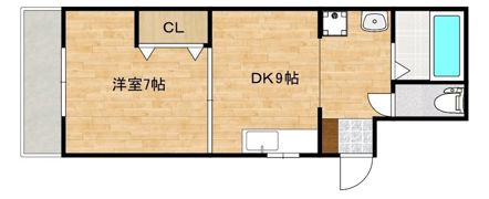 パークサイドMBの間取り画像