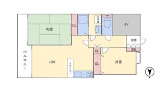 エンゼルハイム神松寺の間取り画像