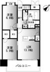 ラ・フォンテ博多駅南の間取り画像