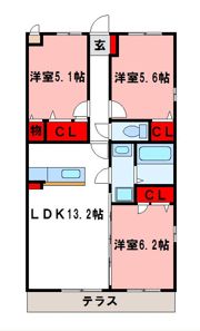 HASUHAの間取り画像
