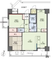 クラシオン小笹山手3番館の間取り画像