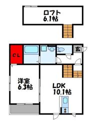 Hブランド新宮IIの間取り画像