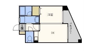 ハイブリッジ六本松の間取り画像