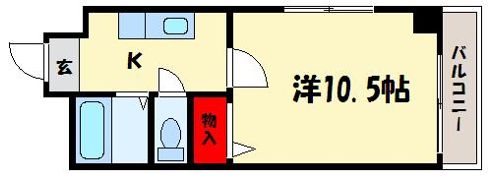 アネモス春日原の間取り画像