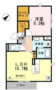 ブランシュmizuhoの間取り画像