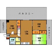 ロータス長尾の間取り画像