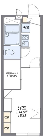 レオパレス内野の間取り画像