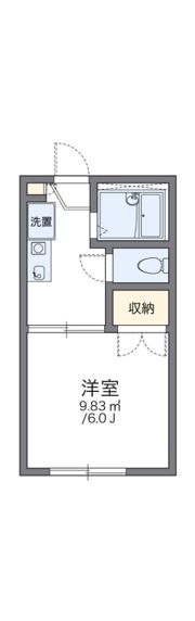 レオパレスサザンキャッスルの間取り画像