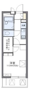 レオパレス七隈の間取り画像
