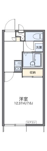 レオパレスComfort那珂の間取り画像