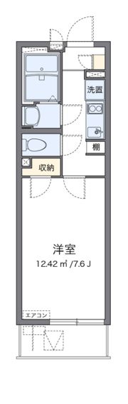 クレイノウィステリアの間取り画像