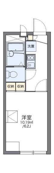 レオパレスクレストの間取り画像