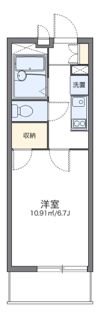 レオパレスDの間取り画像