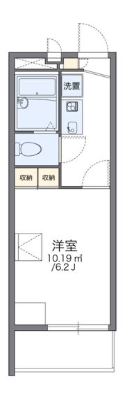 レオパレスハーモニーランドIの間取り画像