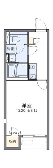レオネクスト湖南の間取り画像