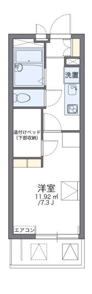 レオパレスPINEの間取り画像