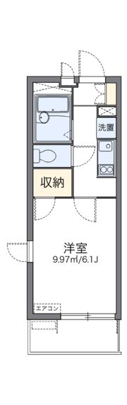 レオパレスYS11の間取り画像
