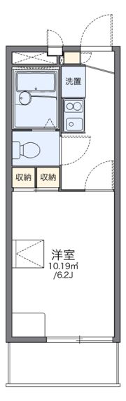 レオパレスウイング ポートの間取り画像