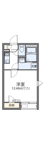 レオネクストパジェント博多の間取り画像