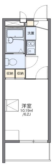 レオパレスウイング ポートの間取り画像