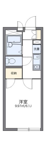 レオパレス平尾の間取り画像
