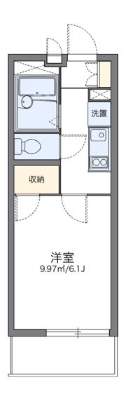 レオパレス平尾の間取り画像
