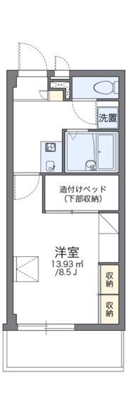 レオパレスナラヤの間取り画像