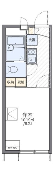 レオパレスI K I 1の間取り画像