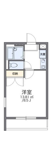 レオパレスKAASI・YAYOIの間取り画像