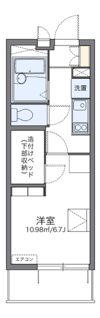レオパレス七隈の間取り画像