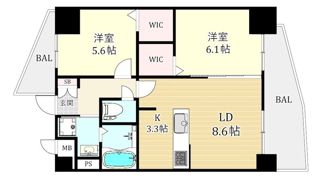 LA・casa 白金の間取り画像