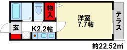 セリバテール太宰府の間取り画像