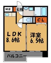 クラシカル大手門の間取り画像