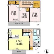 D-roomピトレスク 弐番館の間取り画像