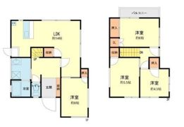 牛島一戸建ての間取り画像