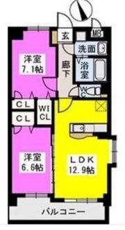 グート千早の間取り画像