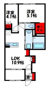 テラス・ド・ラ・フォレの間取り画像