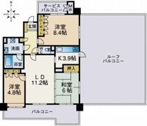クレアコースト5番館の間取り画像