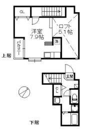ペガーダ千早の間取り画像