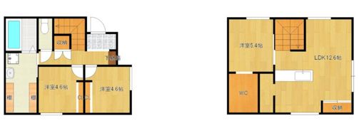 千早1丁目戸建の間取り画像