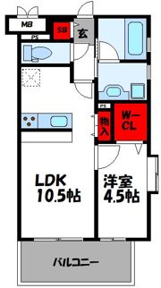 アクタス箱崎ステーションコートの間取り画像