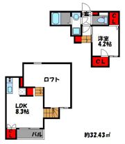 CB千早南フゼアの間取り画像