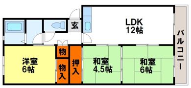 レジデンスHIEIDAの間取り画像