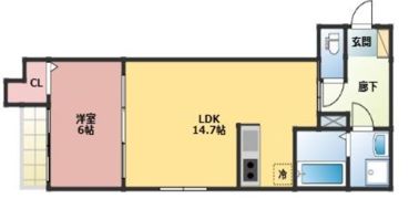 メディオリヴェール紫駅の間取り画像