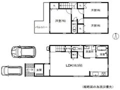 KハウスIIの間取り画像