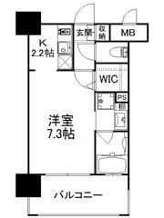 エンクレスト薬院NOBLEの間取り画像